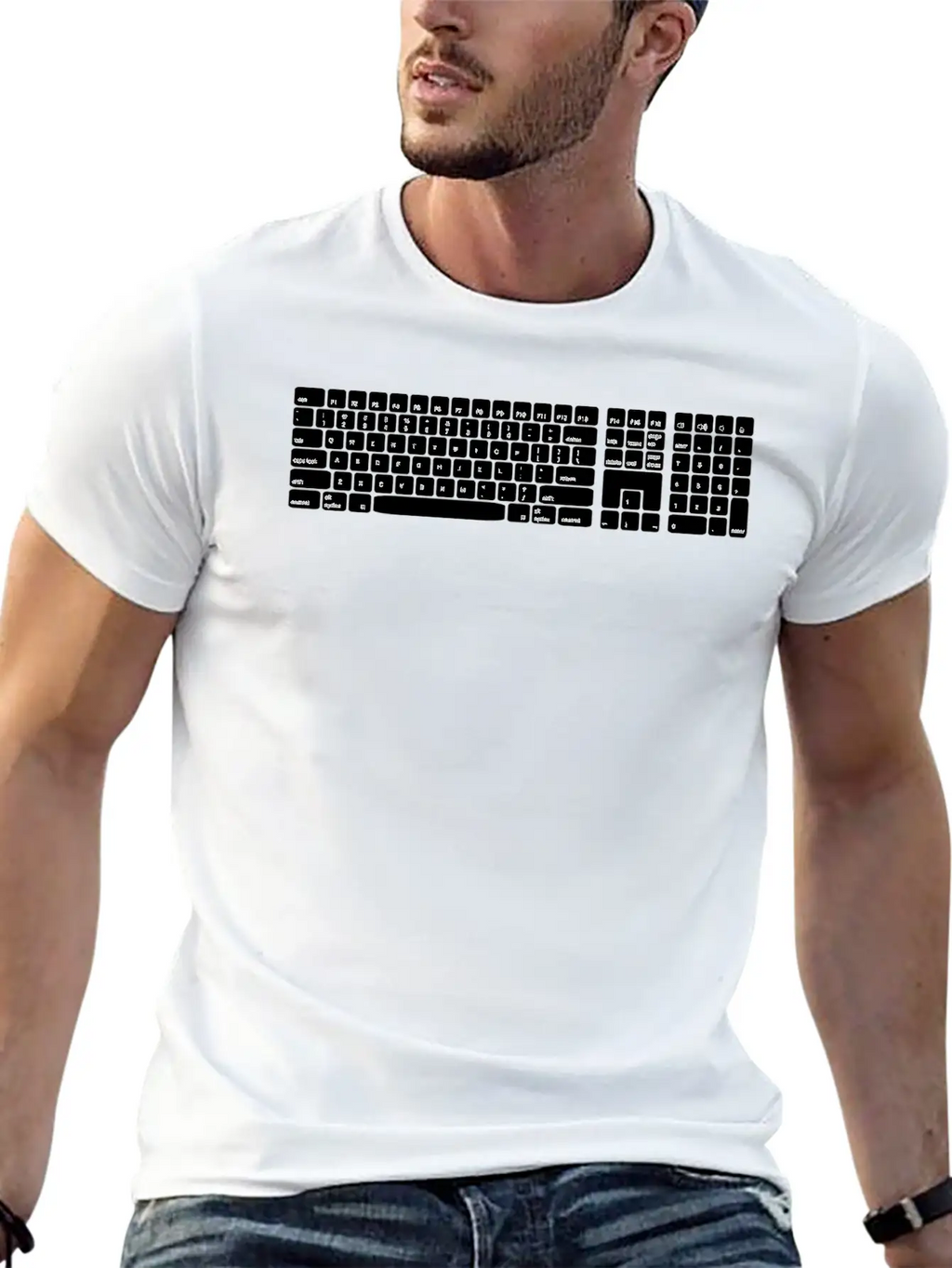 Keyboard Essential Cotton Tee For Daily Outfits – Unisex Style