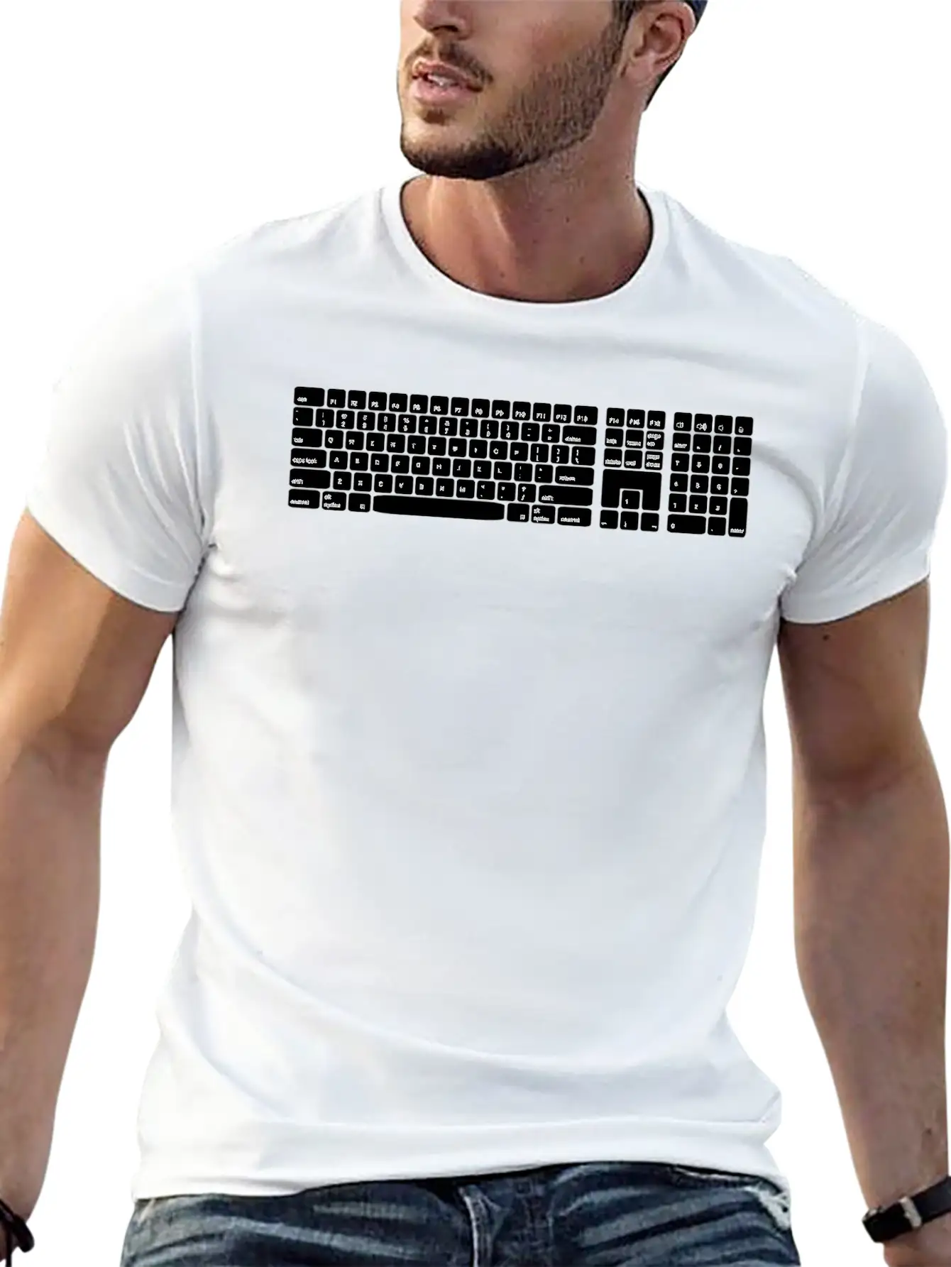 Keyboard Essential Cotton Tee For Daily Outfits – Unisex Style