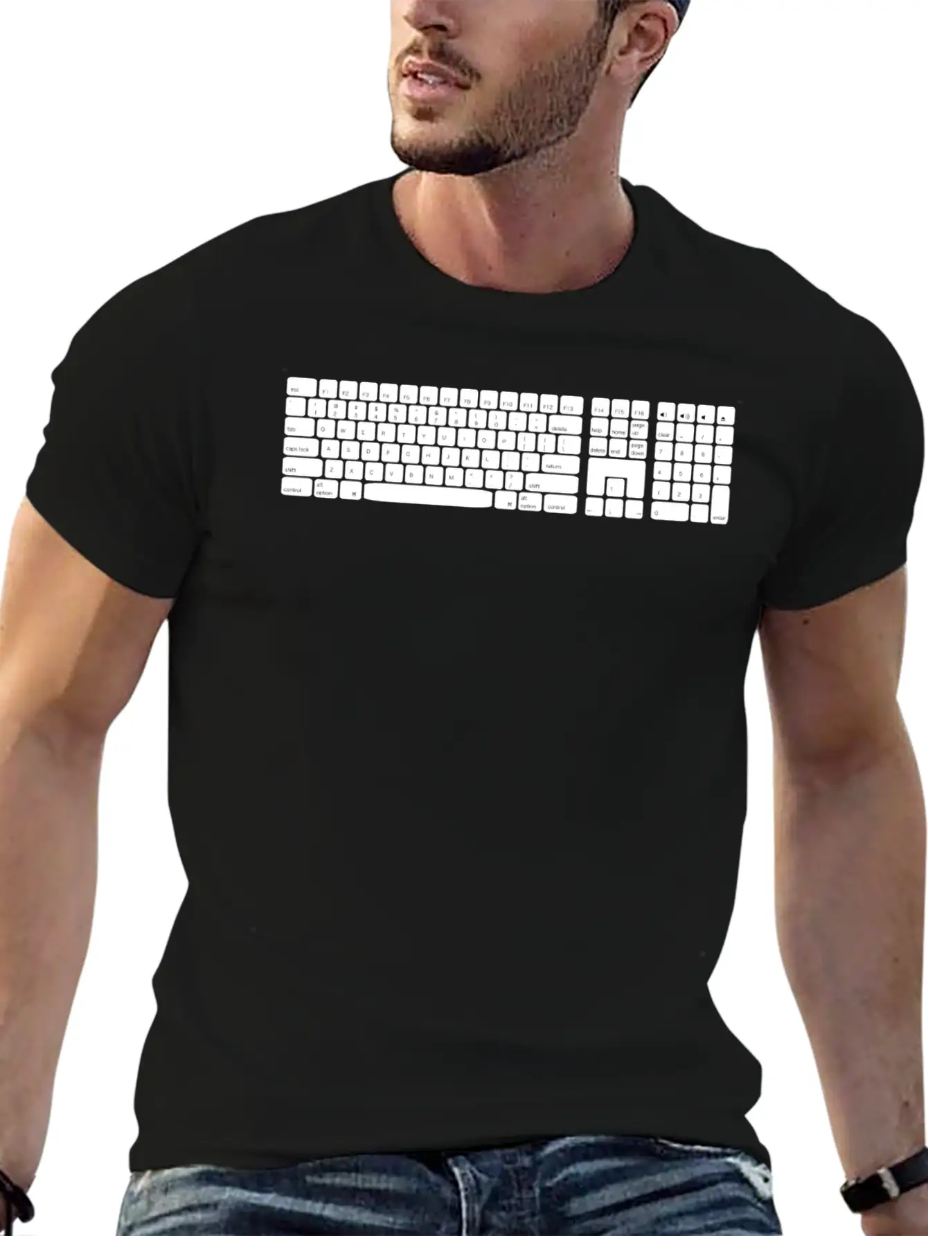 Keyboard Essential Cotton Tee For Daily Outfits – Unisex Style