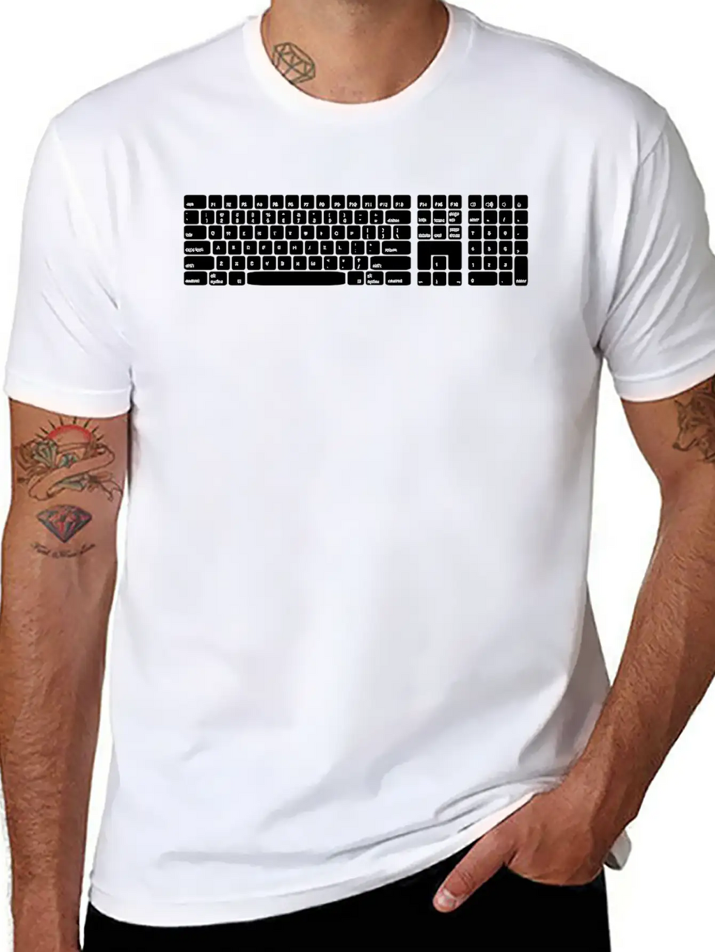 Keyboard Essential Cotton Tee For Daily Outfits – Unisex Style