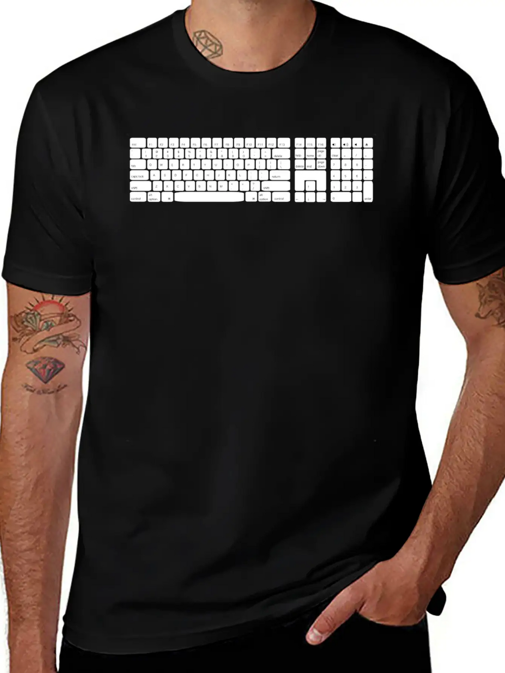 Keyboard Essential Cotton Tee For Daily Outfits – Unisex Style