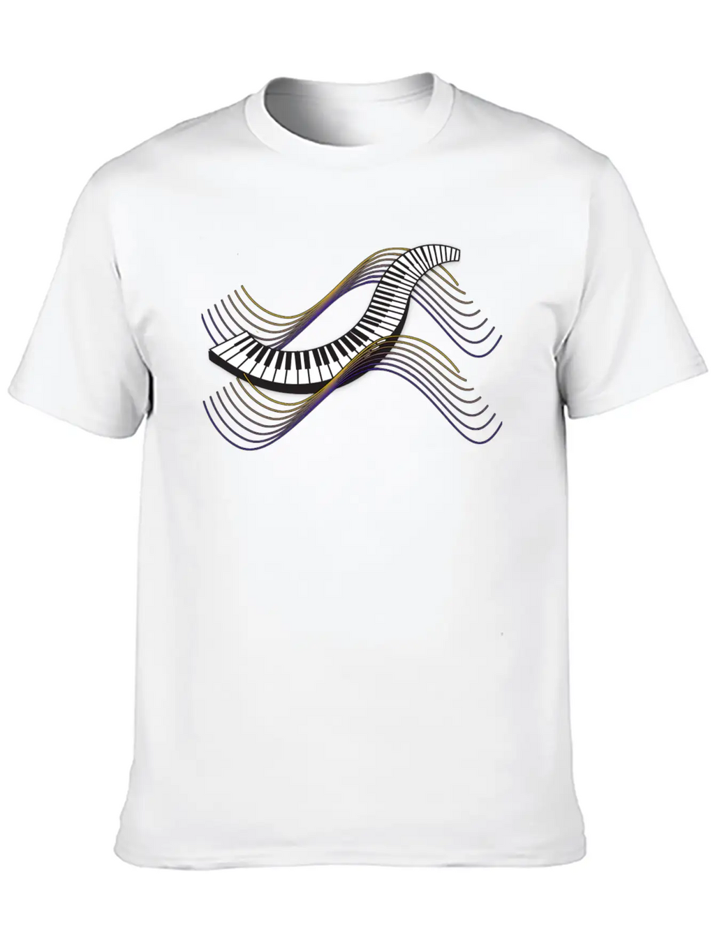 Keyboard/Piano Classic Cotton Tee – Unisex Comfort For Any Season