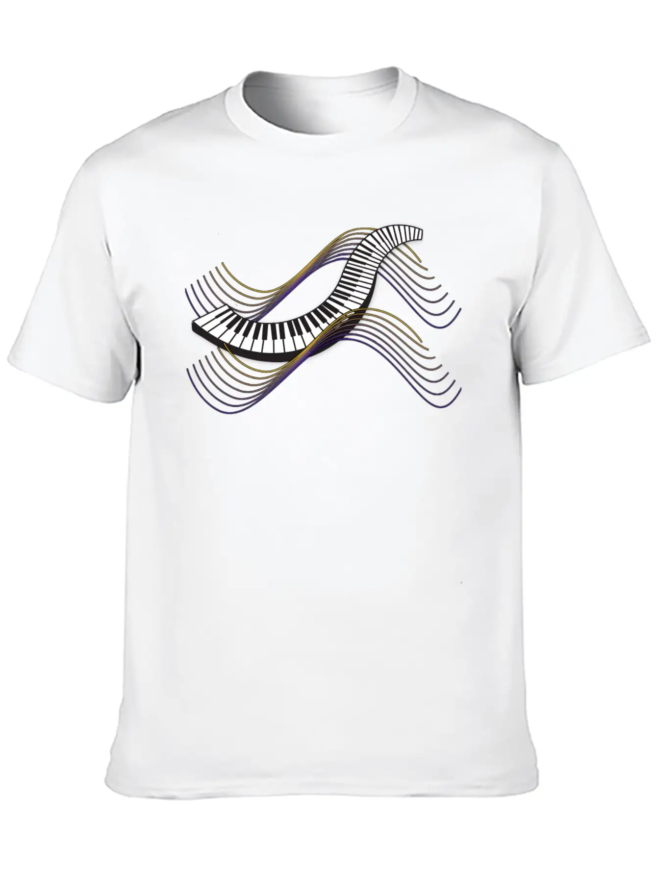 Keyboard/Piano Classic Cotton Tee – Unisex Comfort For Any Season