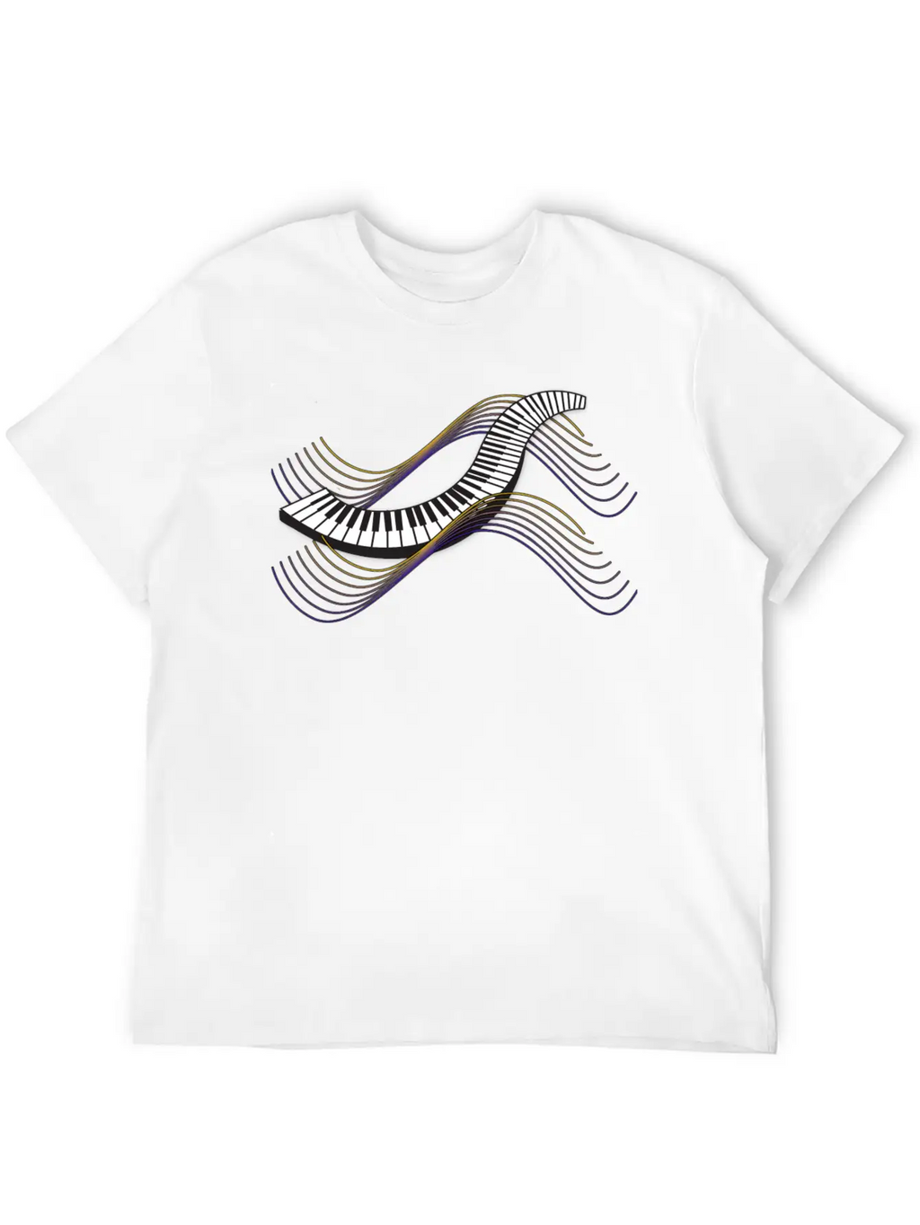 Keyboard/Piano Classic Cotton Tee – Unisex Comfort For Any Season