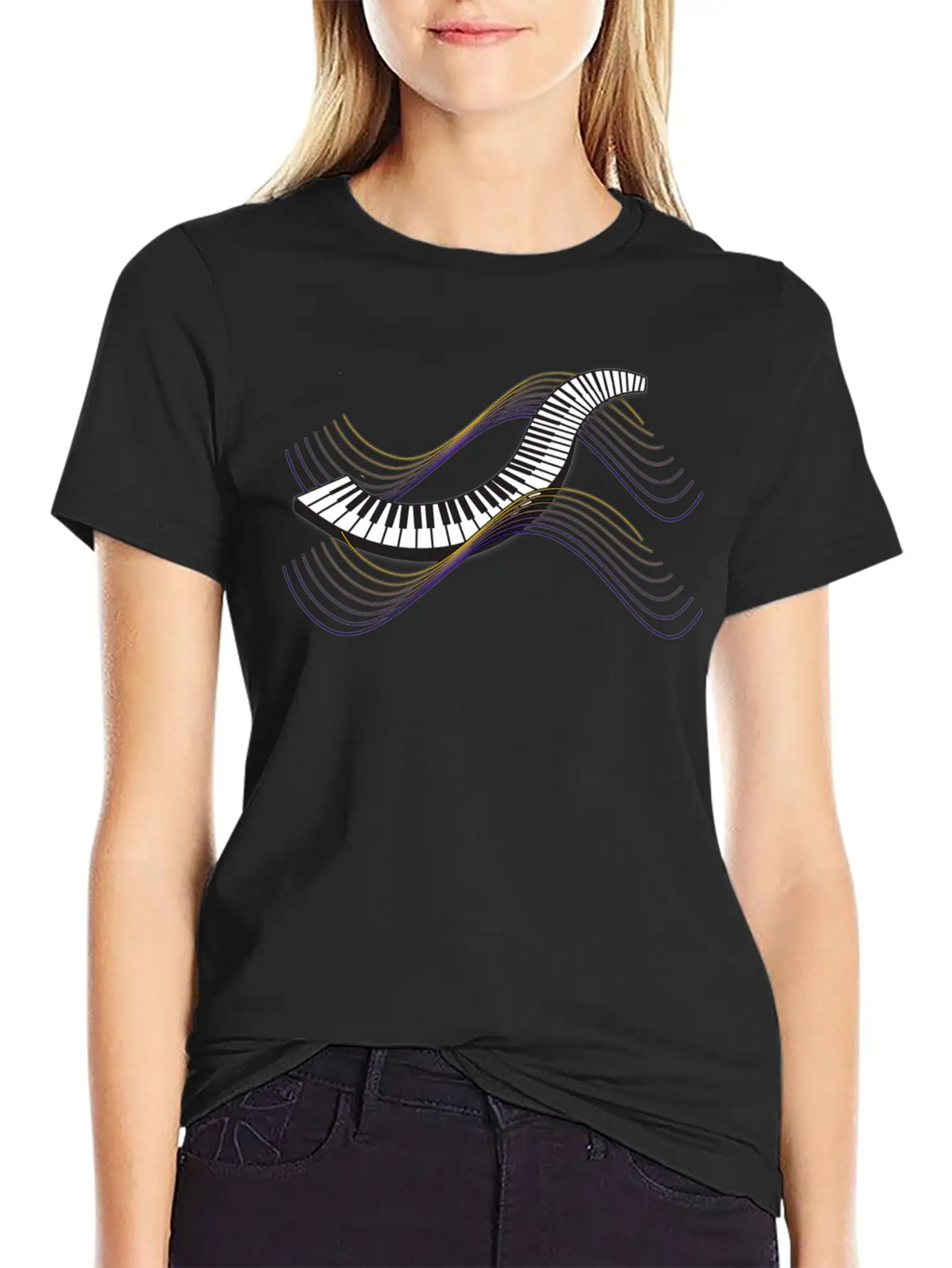 Keyboard/Piano Classic Cotton Tee – Unisex Comfort For Any Season