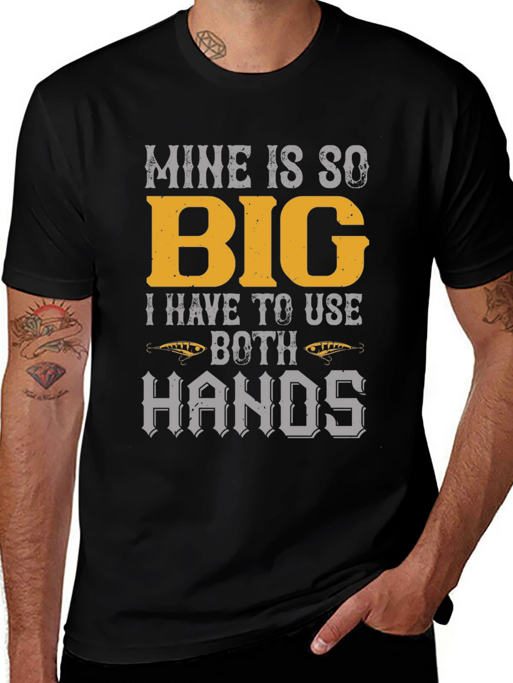 Mine Is So Big Fishing T-Shirt