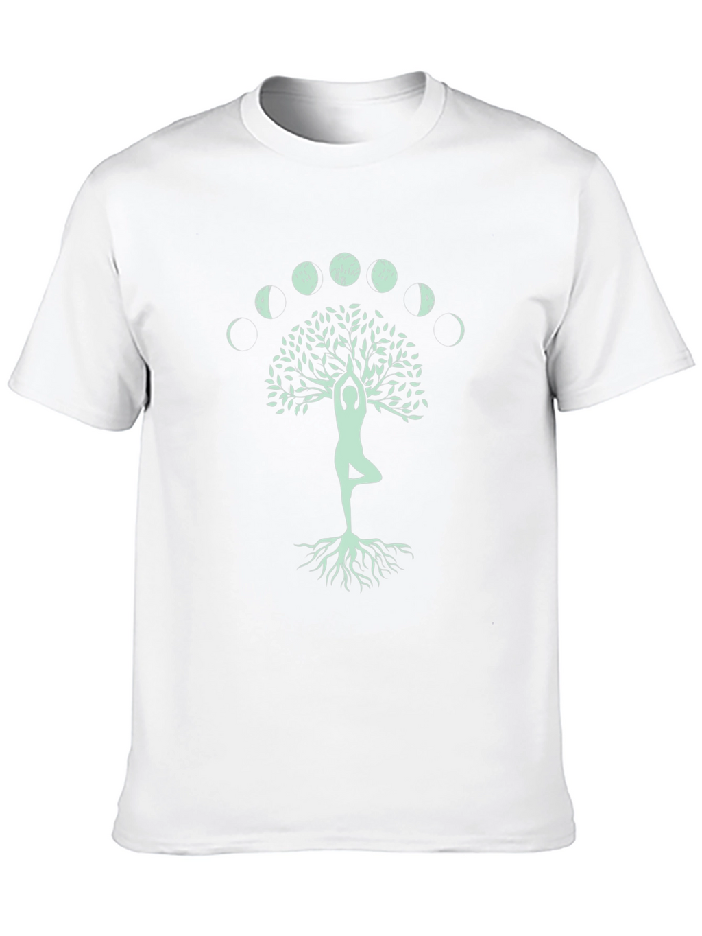 Yoga Tree of Life T-Shirt - Moon Phases