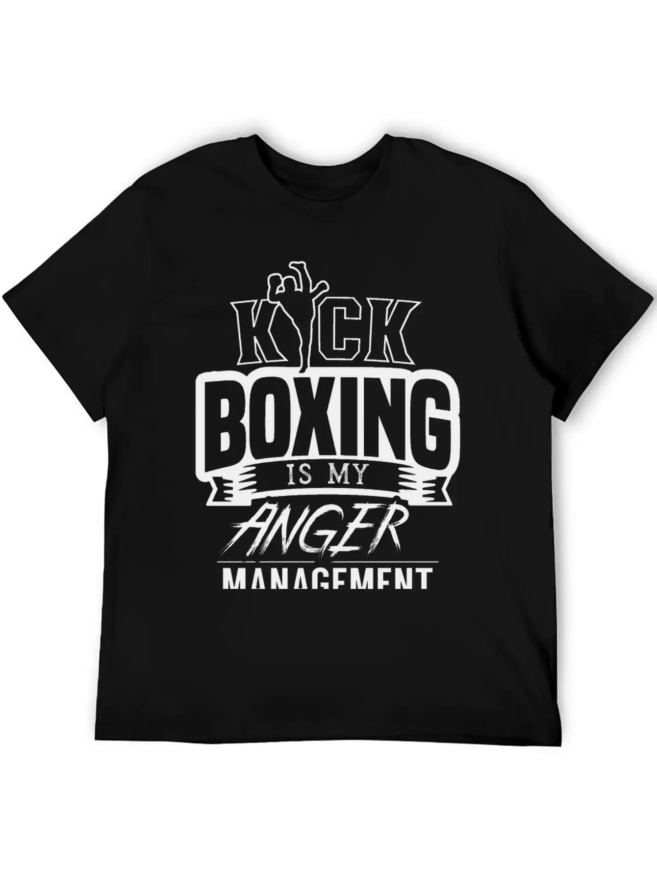 Kickboxing Is My Anger Management Kickboxer Breathable Graphic T-Shirt – Perfect For Casual Days