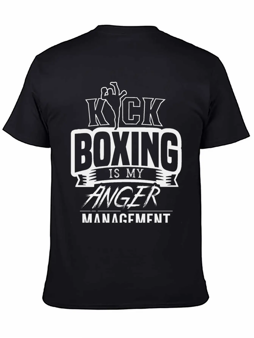 Kickboxing Is My Anger Management Kickboxer Breathable Graphic T-Shirt – Perfect For Casual Days
