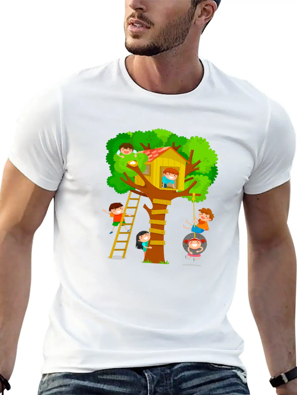 Kids Tree Basic Graphic T-Shirt – Daily Comfort In Soft Cotton