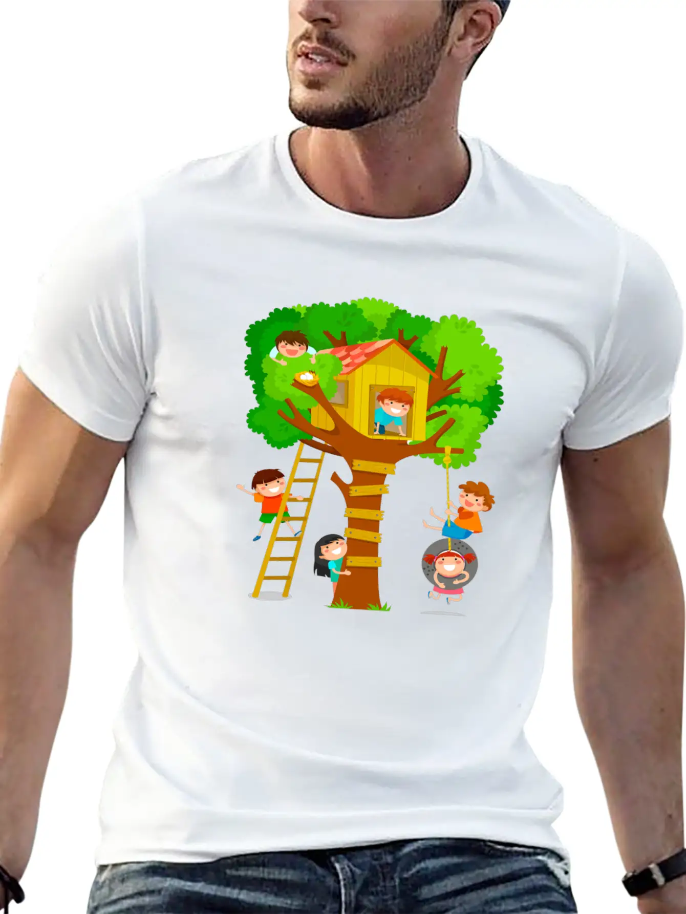 Kids Tree Basic Graphic T-Shirt – Daily Comfort In Soft Cotton