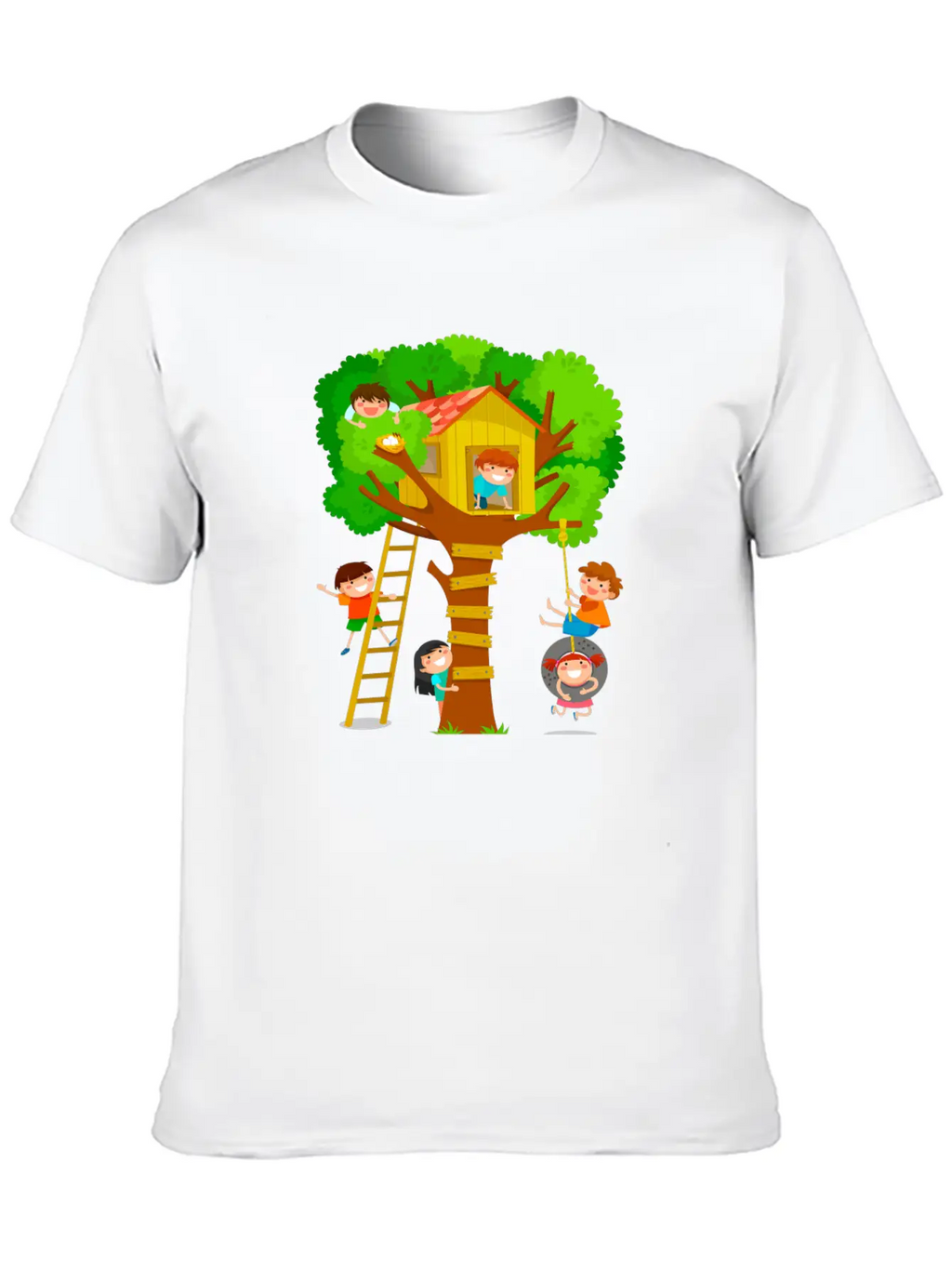 Kids Tree Basic Graphic T-Shirt – Daily Comfort In Soft Cotton
