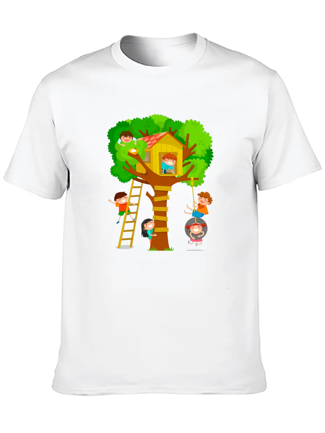 Kids Tree Basic Graphic T-Shirt – Daily Comfort In Soft Cotton
