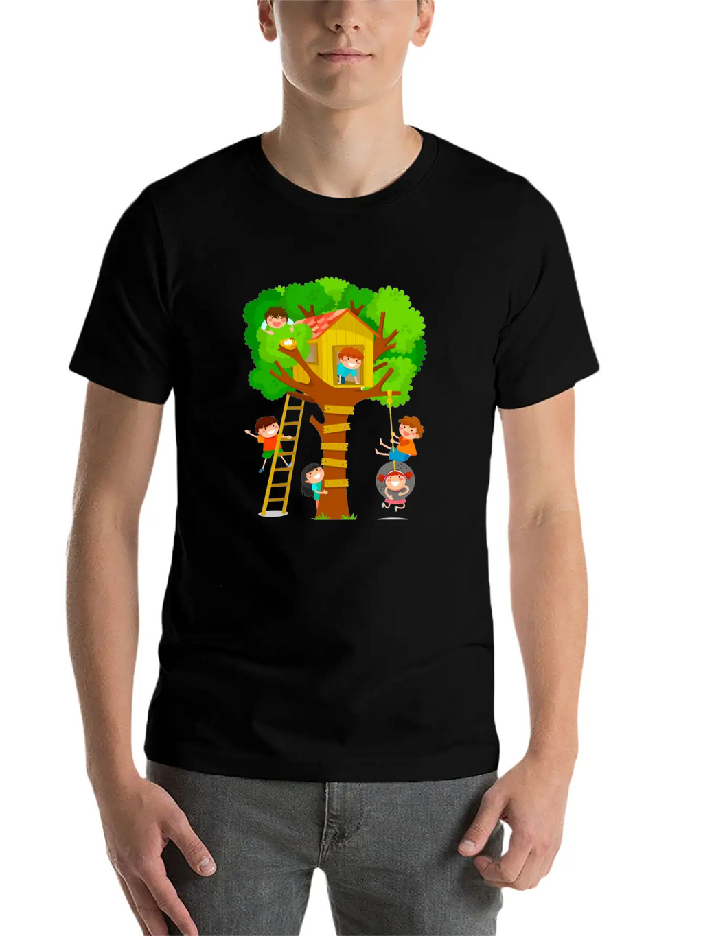 Kids Tree Basic Graphic T-Shirt – Daily Comfort In Soft Cotton