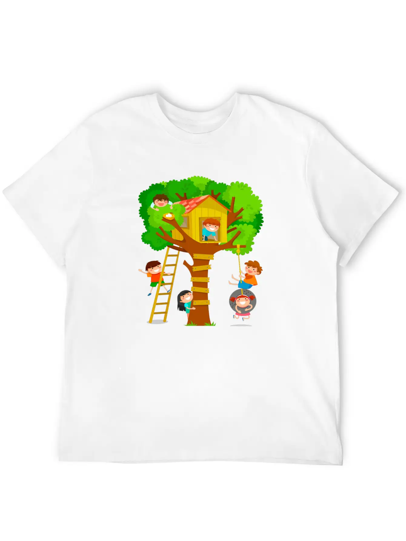 Kids Tree Basic Graphic T-Shirt – Daily Comfort In Soft Cotton