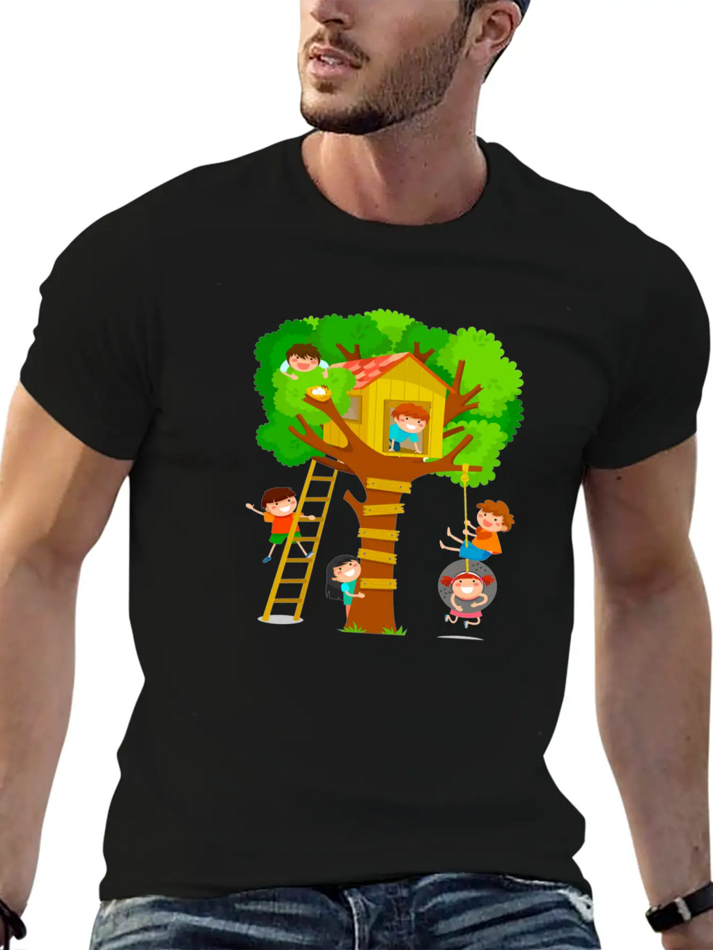 Kids Tree Basic Graphic T-Shirt – Daily Comfort In Soft Cotton