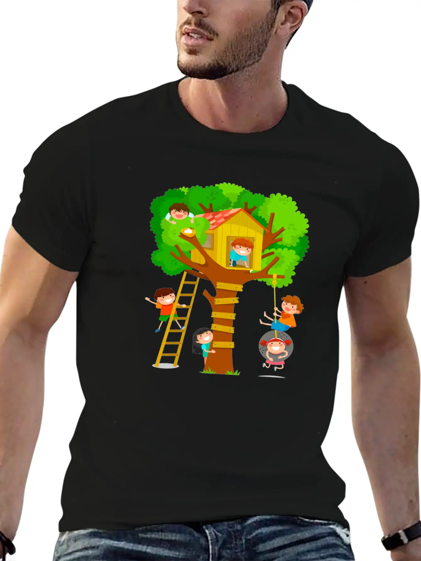 Kids Tree Basic Graphic T-Shirt – Daily Comfort In Soft Cotton