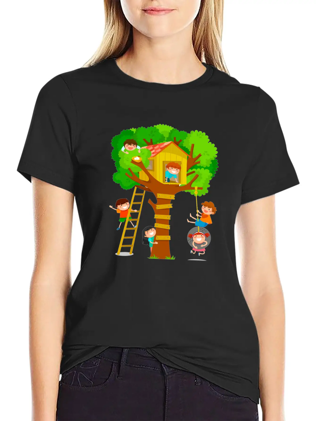 Kids Tree Basic Graphic T-Shirt – Daily Comfort In Soft Cotton