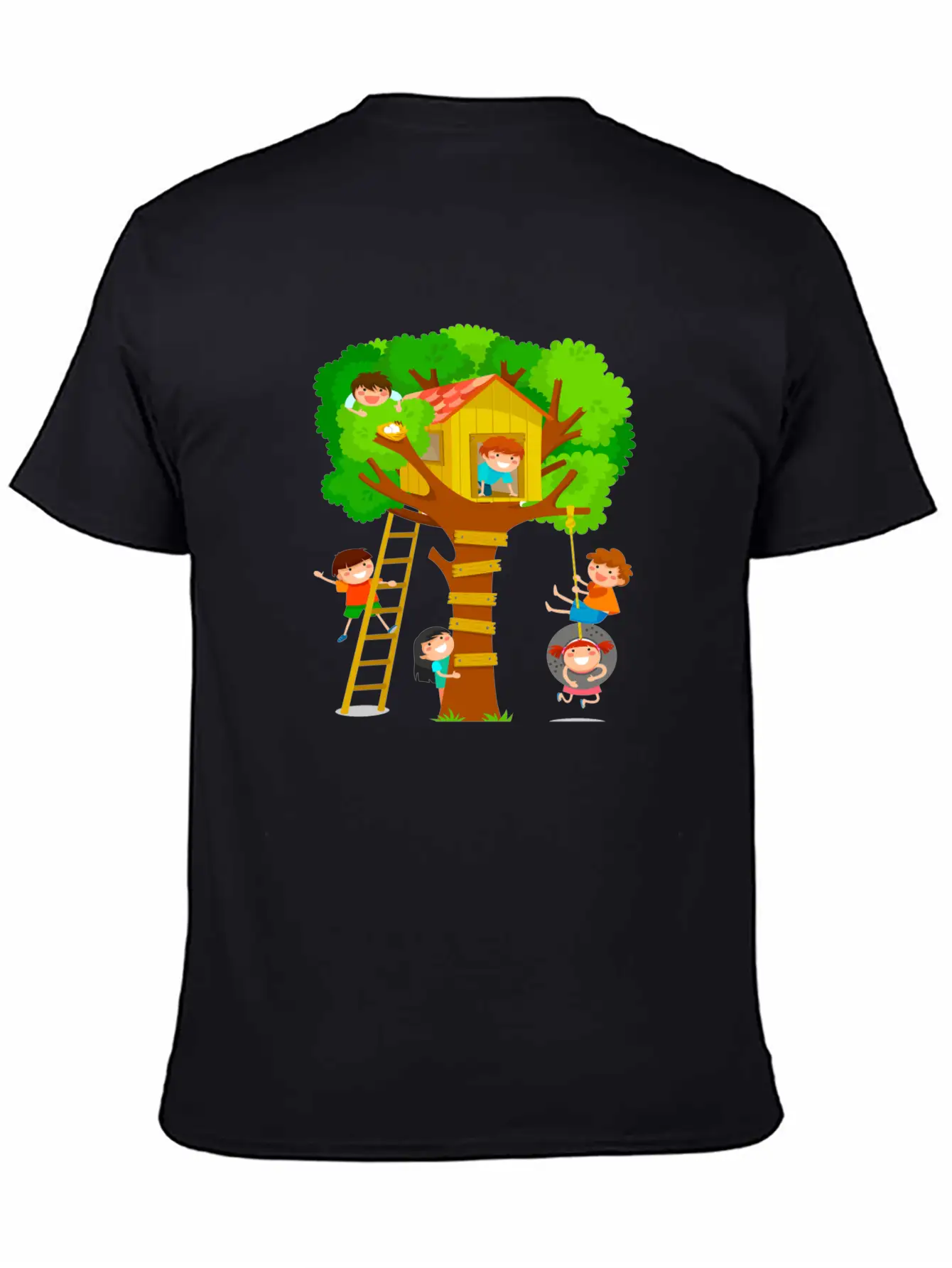 Kids Tree Basic Graphic T-Shirt – Daily Comfort In Soft Cotton