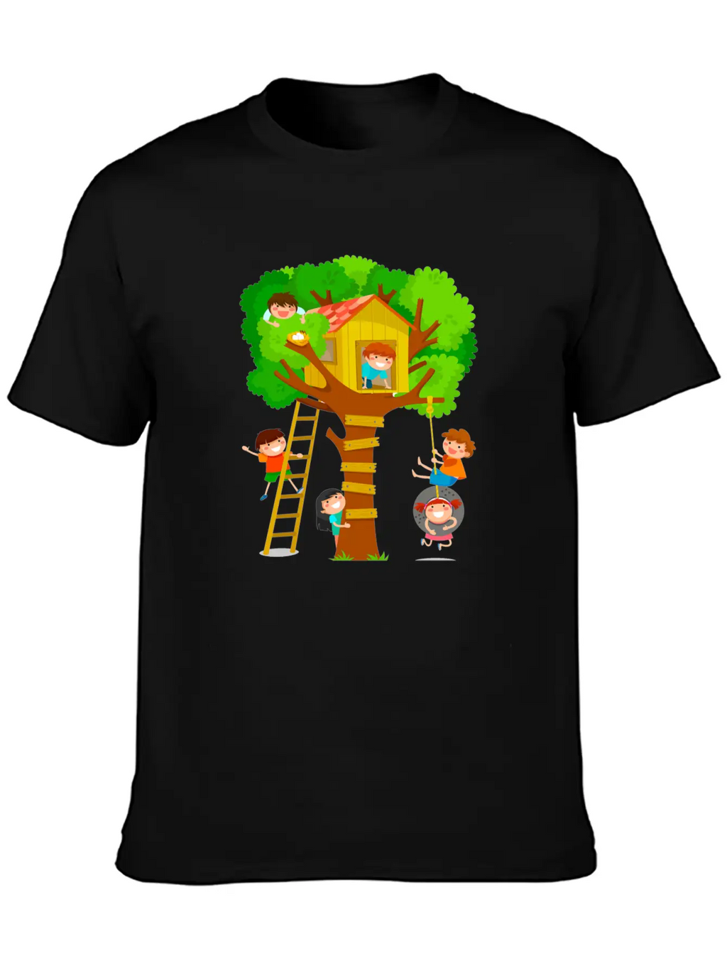 Kids Tree Basic Graphic T-Shirt – Daily Comfort In Soft Cotton