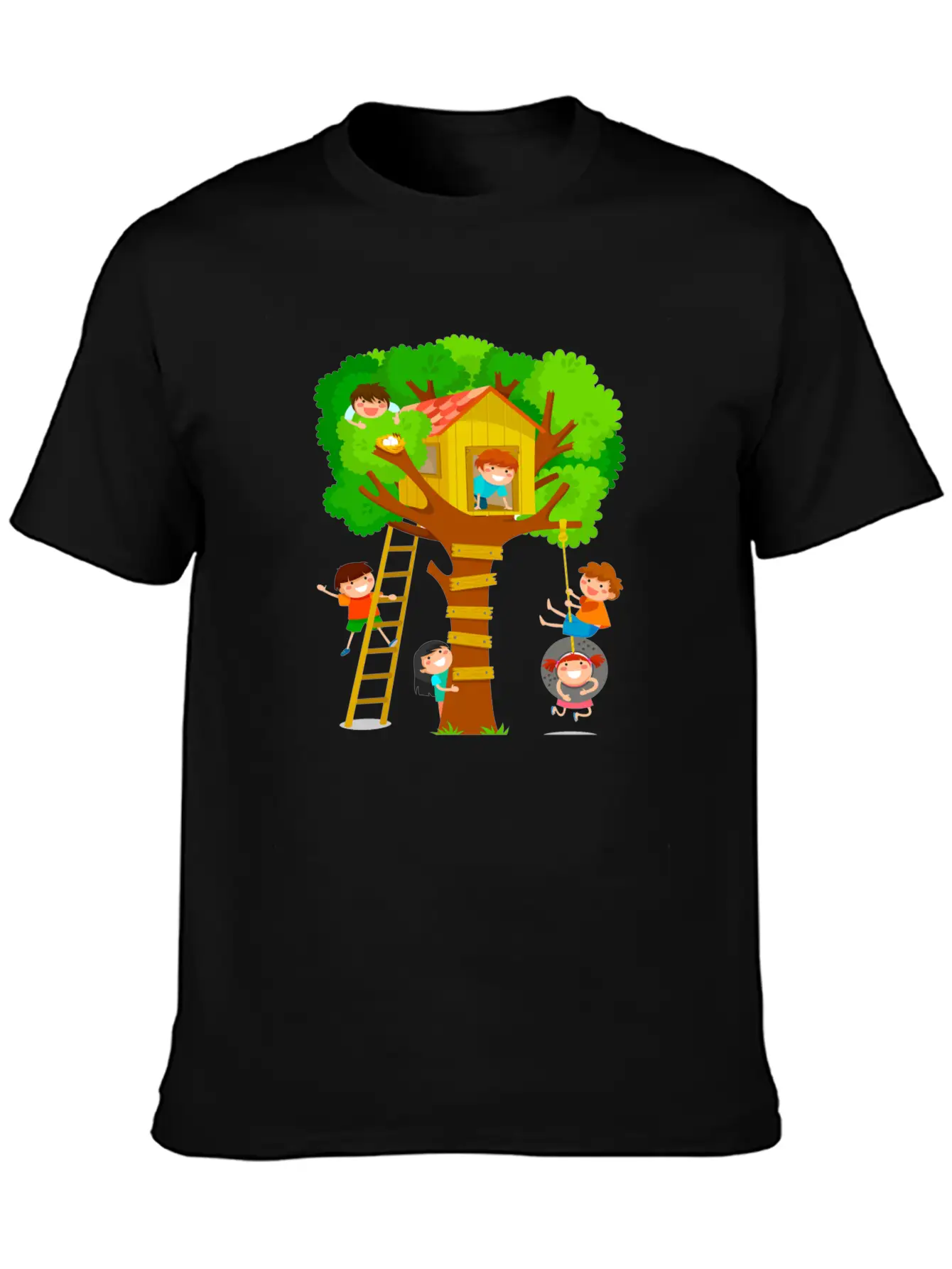 Kids Tree Basic Graphic T-Shirt – Daily Comfort In Soft Cotton