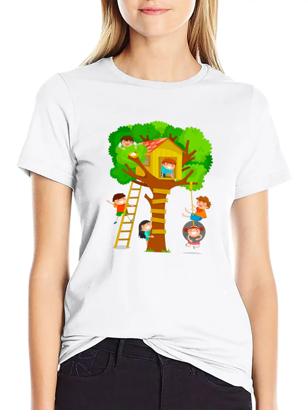 Kids Tree Basic Graphic T-Shirt – Daily Comfort In Soft Cotton