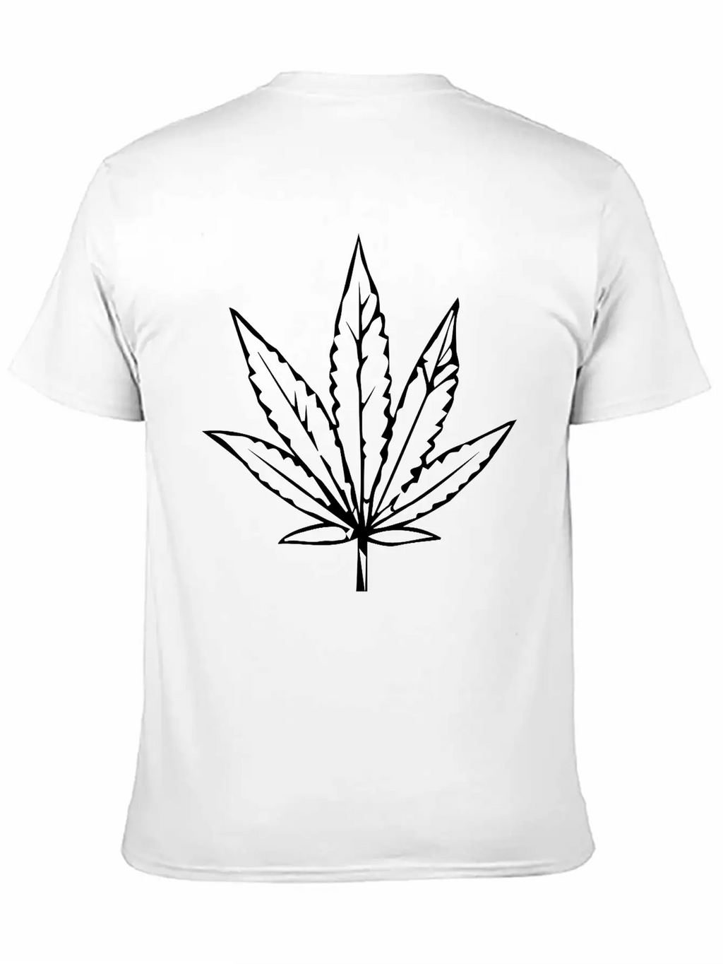Kiffen Marihuana Leaf Design Essential Cotton Tee For Daily Outfits – Unisex Style
