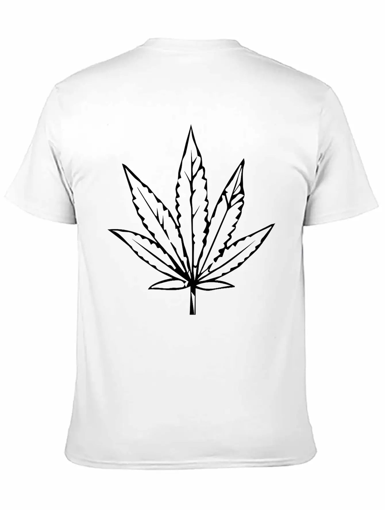 Kiffen Marihuana Leaf Design Essential Cotton Tee For Daily Outfits – Unisex Style
