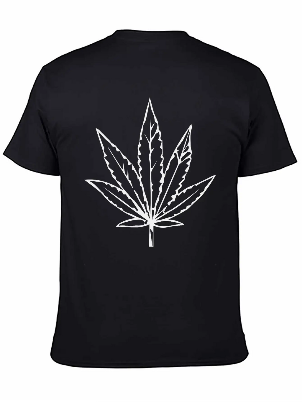 Kiffen Marihuana Leaf Design Essential Cotton Tee For Daily Outfits – Unisex Style