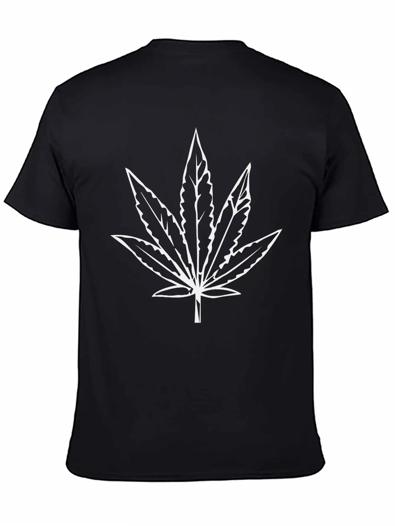 Kiffen Marihuana Leaf Design Essential Cotton Tee For Daily Outfits – Unisex Style