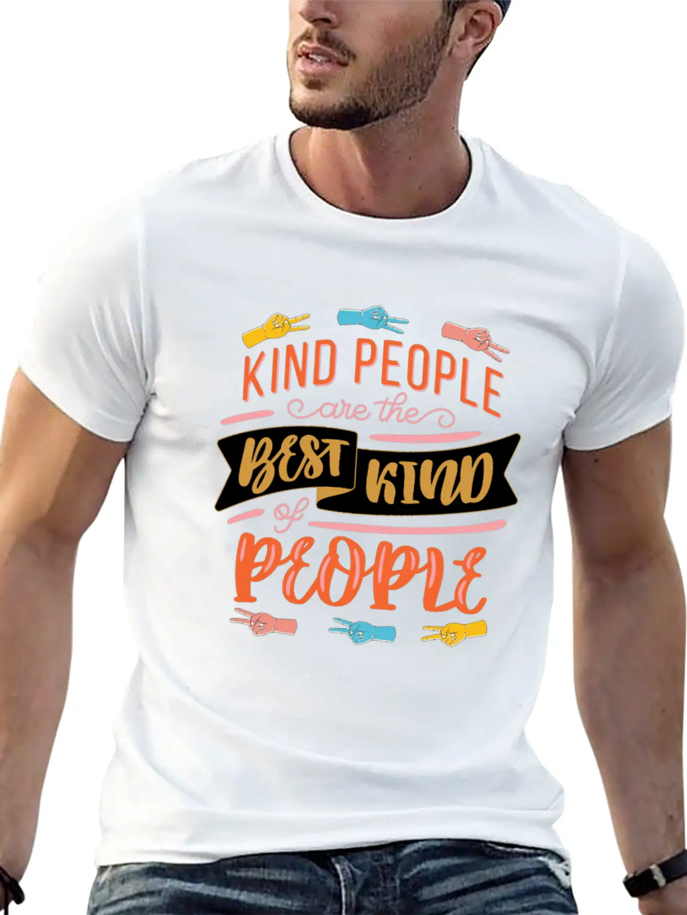 Kind People Care The Best Kind Of People Kindness Timeless Short Sleeve Tee – Comfy And Minimalist Design