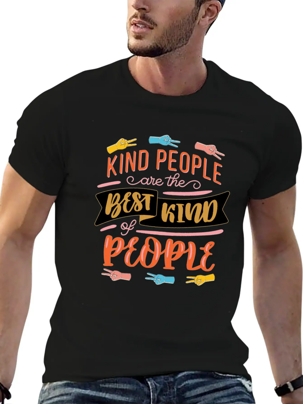 Kind People Care The Best Kind Of People Kindness Timeless Short Sleeve Tee – Comfy And Minimalist Design