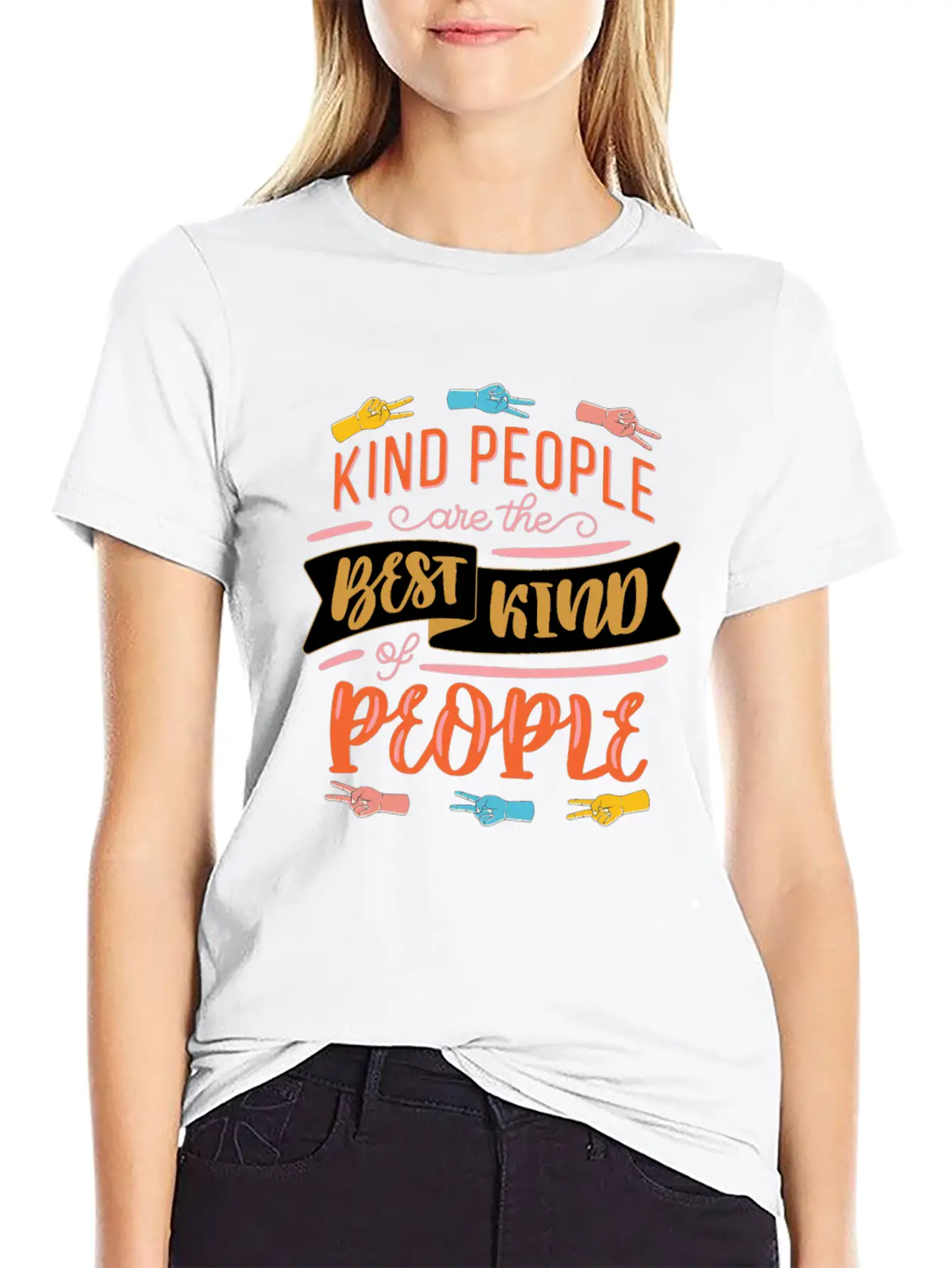 Kind People Care The Best Kind Of People Kindness Timeless Short Sleeve Tee – Comfy And Minimalist Design