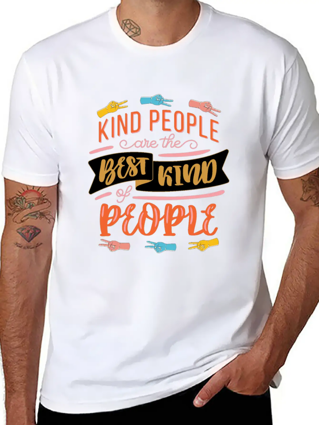 Kind People Care The Best Kind Of People Kindness Timeless Short Sleeve Tee – Comfy And Minimalist Design