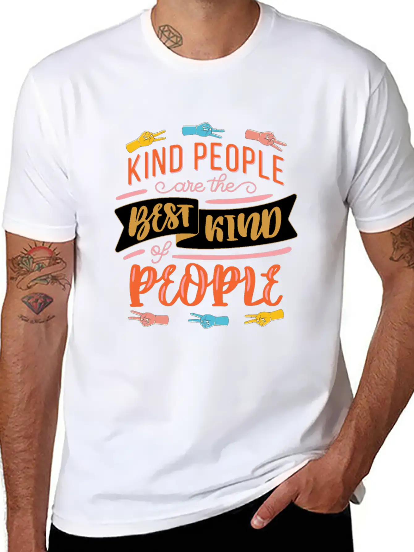 Kind People Care The Best Kind Of People Kindness Timeless Short Sleeve Tee – Comfy And Minimalist Design