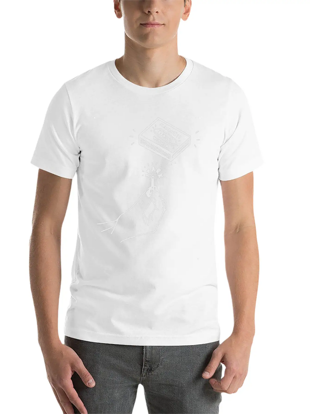 Kindness Begins With A Spark Unisex Casual T-Shirt – Clean Design For Daily Comfort