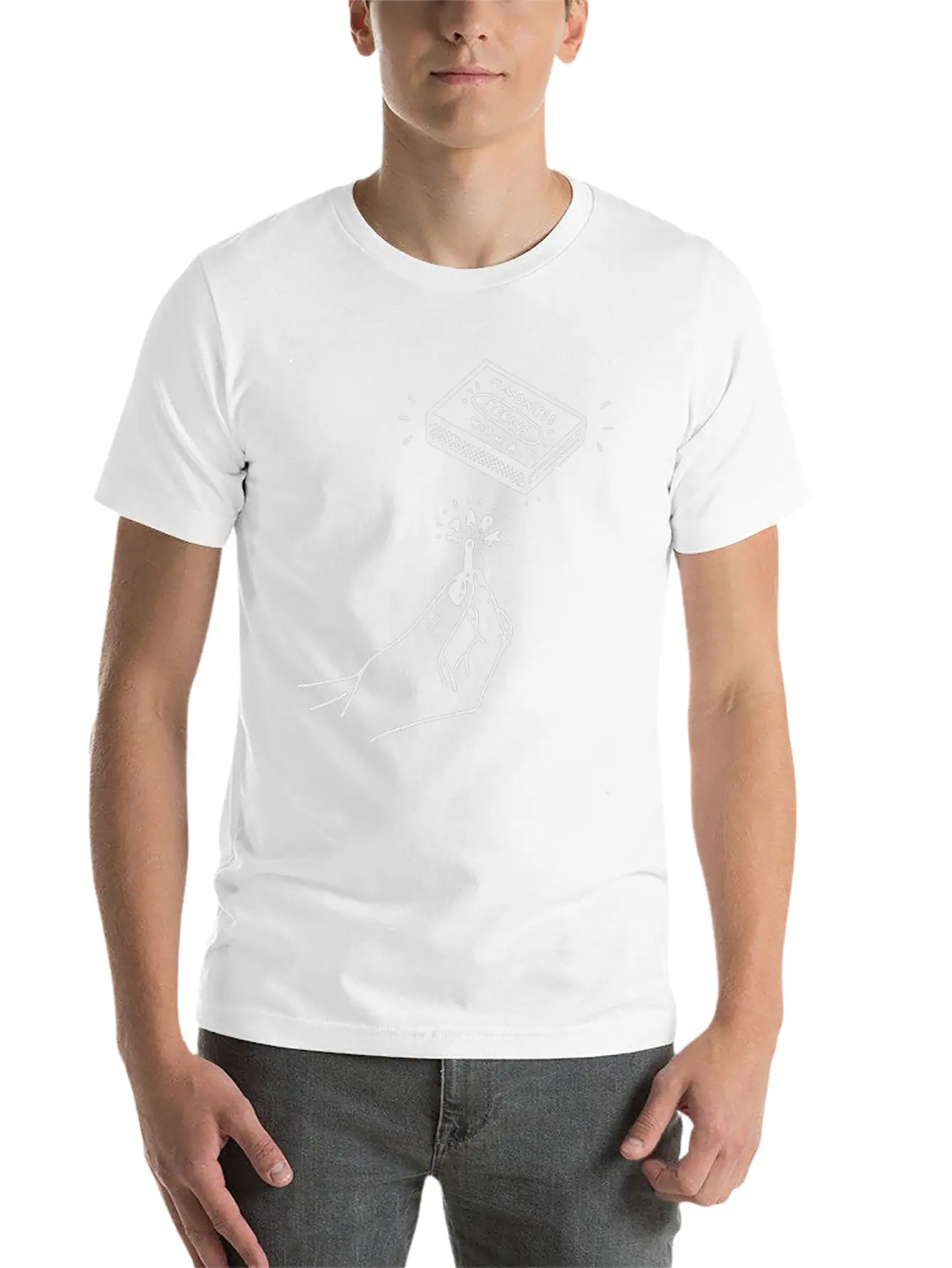 Kindness Begins With A Spark Unisex Casual T-Shirt – Clean Design For Daily Comfort