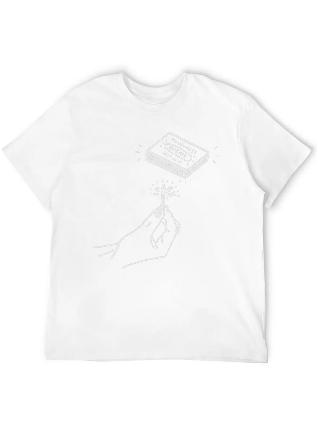 Kindness Begins With A Spark Unisex Casual T-Shirt – Clean Design For Daily Comfort
