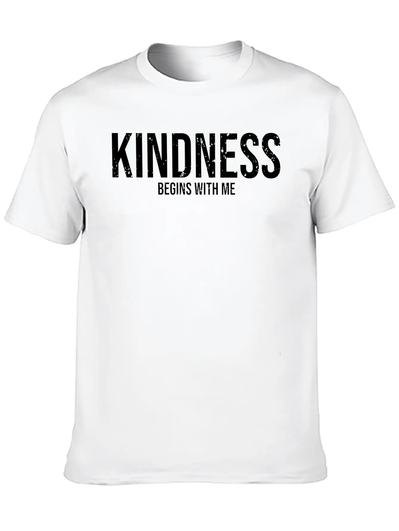 Kindness Begins With Me Awesome Autism Awareness Essential Cotton Tee For Daily Outfits – Unisex Style