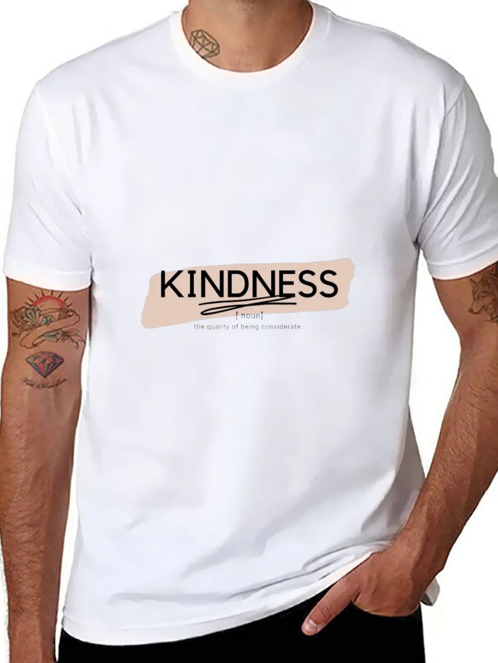 Kindness Breathable Graphic T-Shirt – Perfect For Casual Days