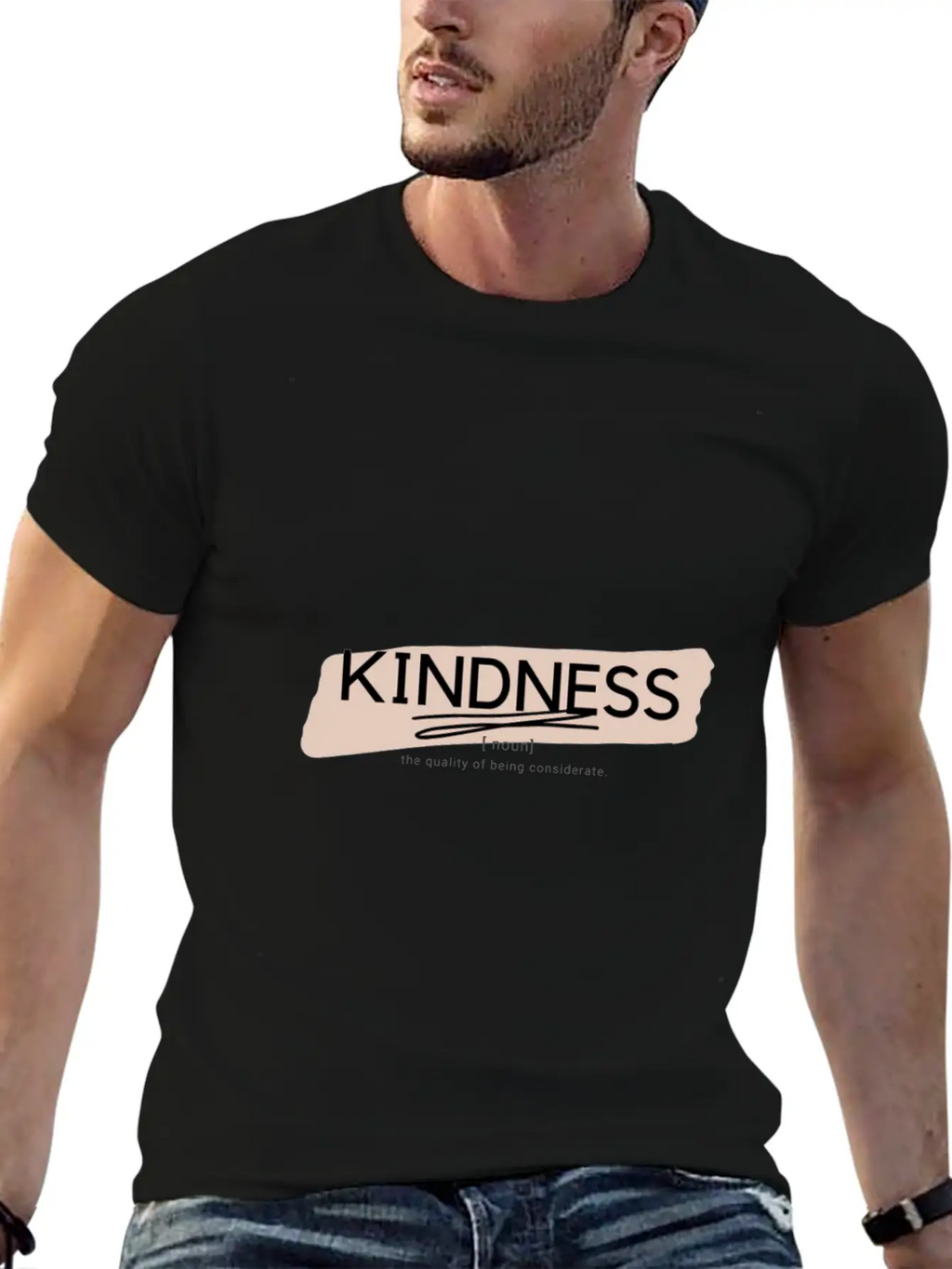 Kindness Breathable Graphic T-Shirt – Perfect For Casual Days