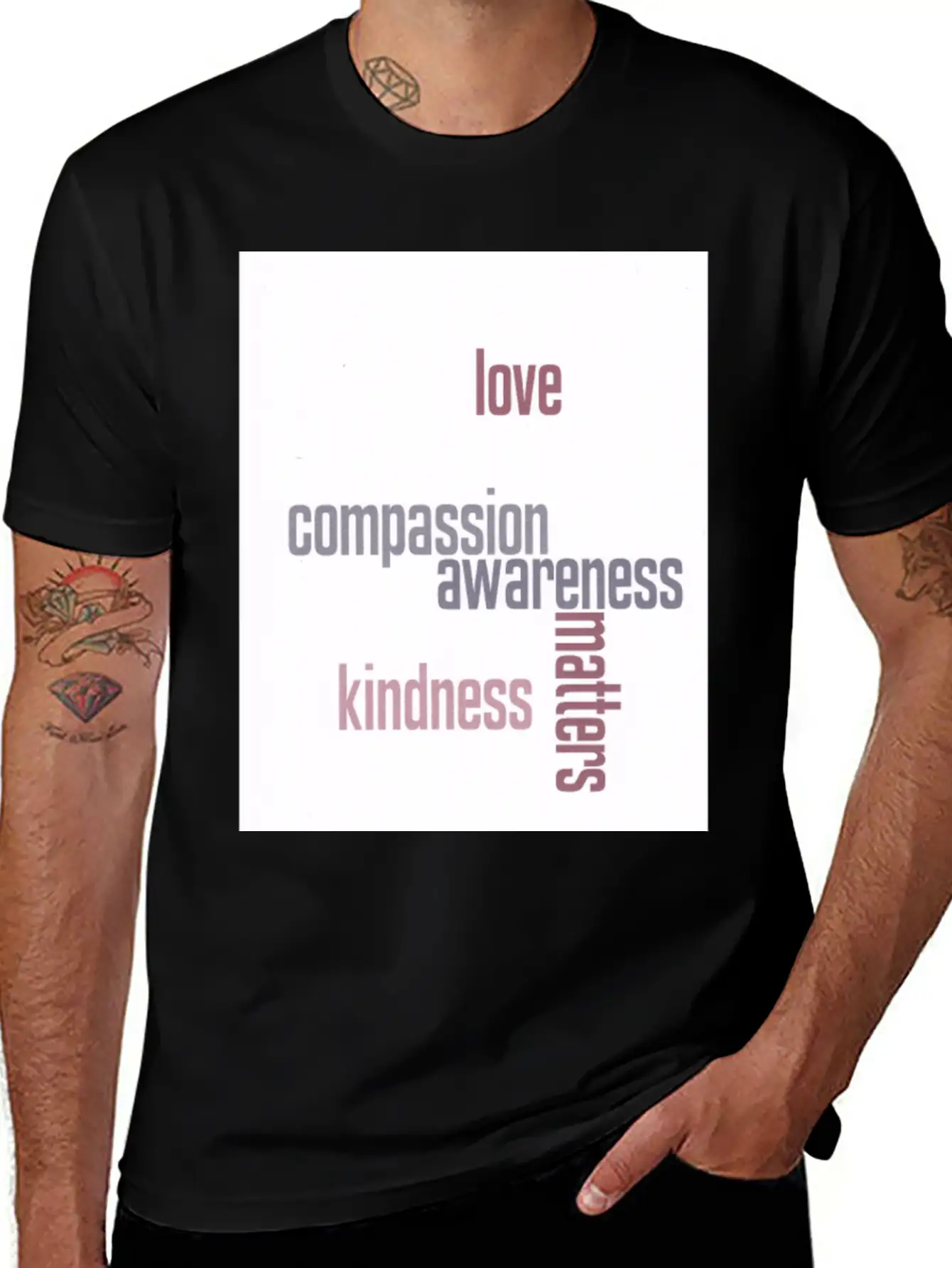 Kindness Matters Basic Graphic T-Shirt – Daily Comfort In Soft Cotton