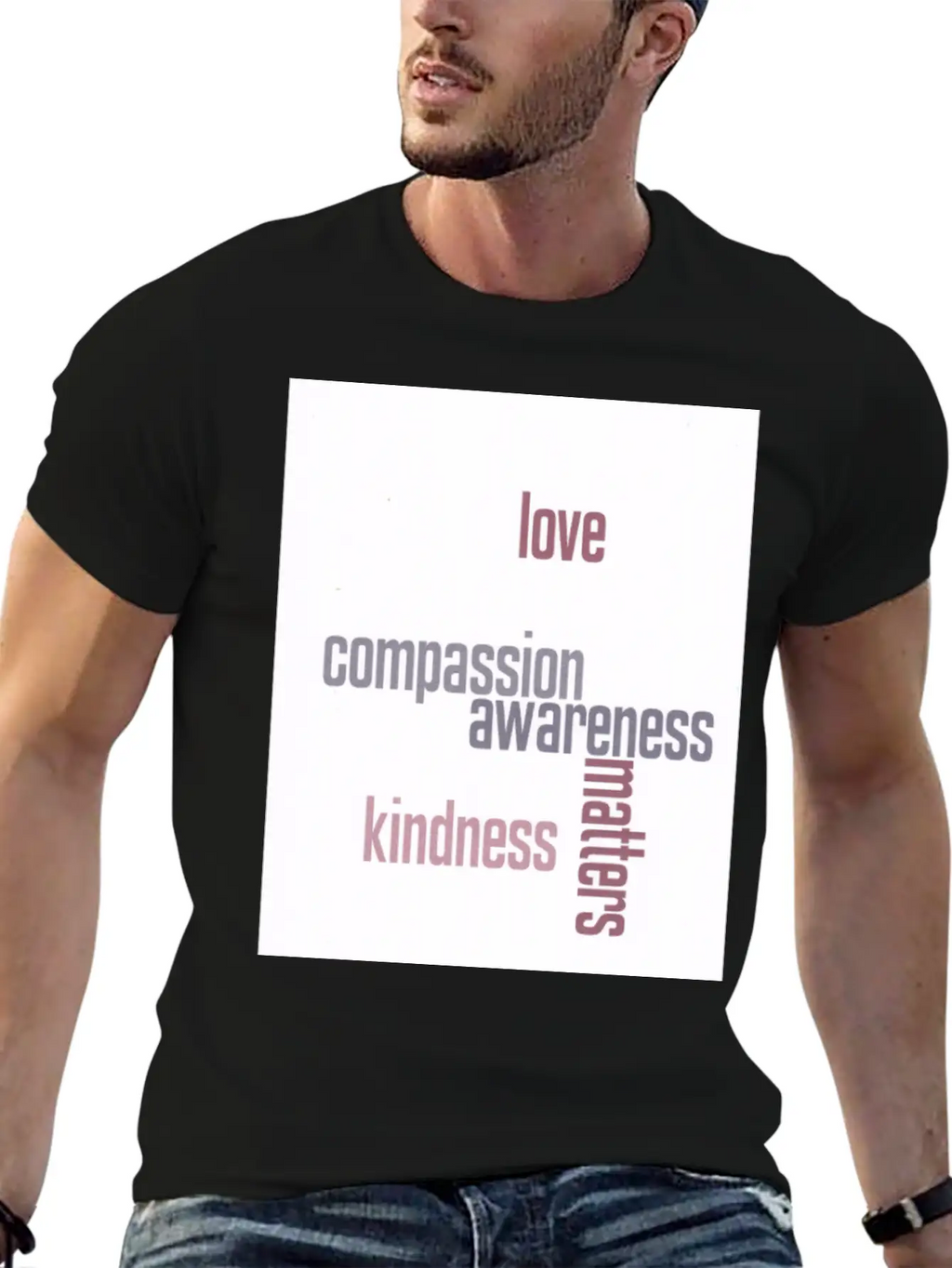 Kindness Matters Basic Graphic T-Shirt – Daily Comfort In Soft Cotton