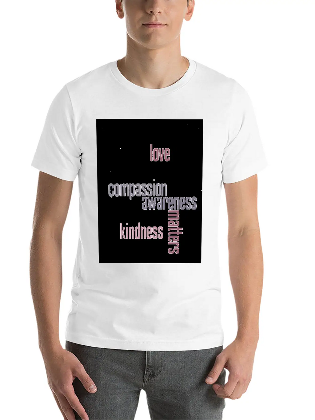 Kindness Matters Basic Graphic T-Shirt – Daily Comfort In Soft Cotton