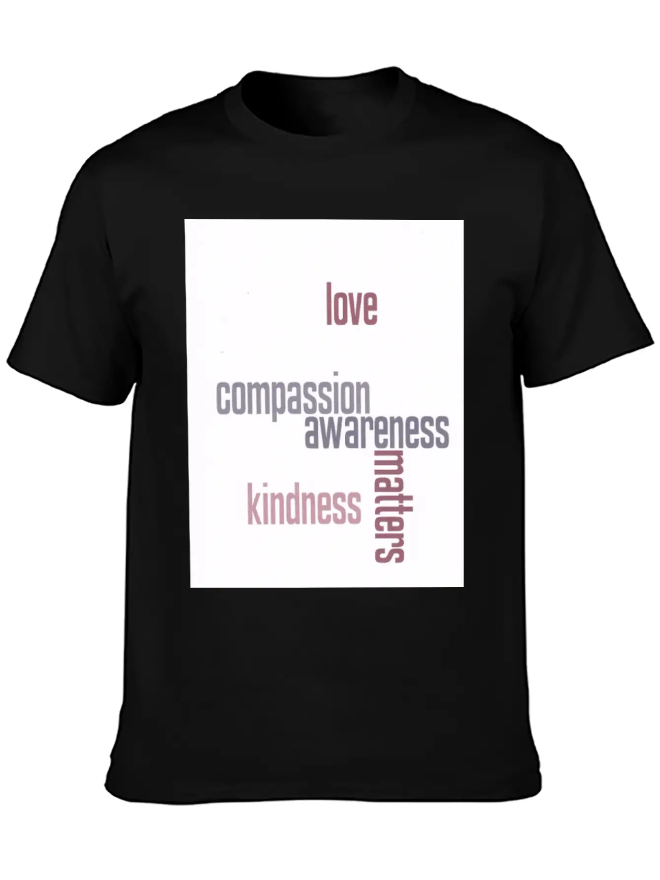 Kindness Matters Basic Graphic T-Shirt – Daily Comfort In Soft Cotton