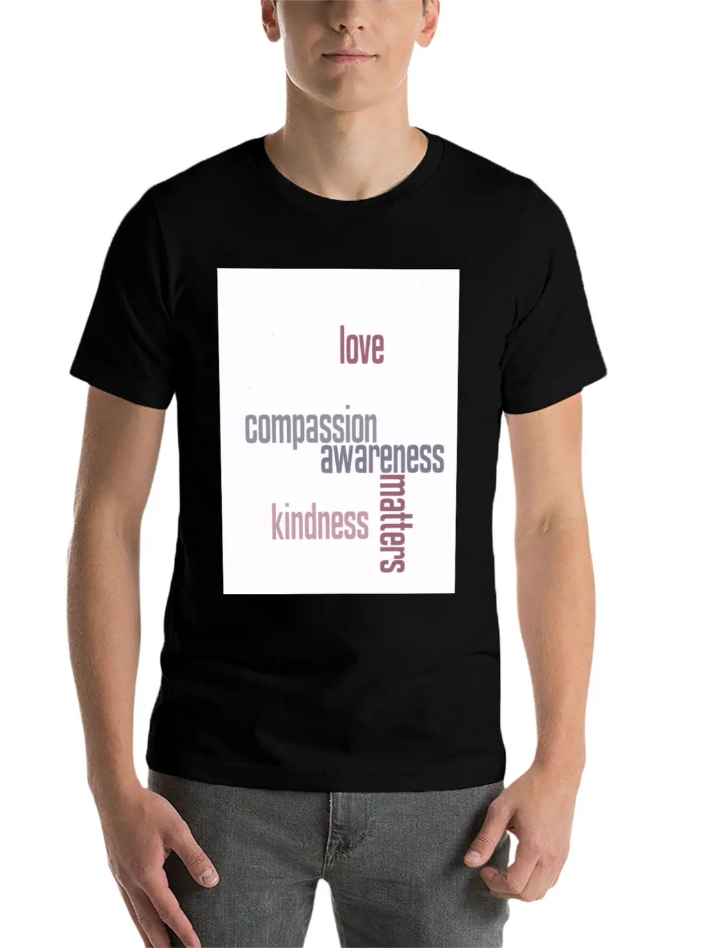 Kindness Matters Basic Graphic T-Shirt – Daily Comfort In Soft Cotton