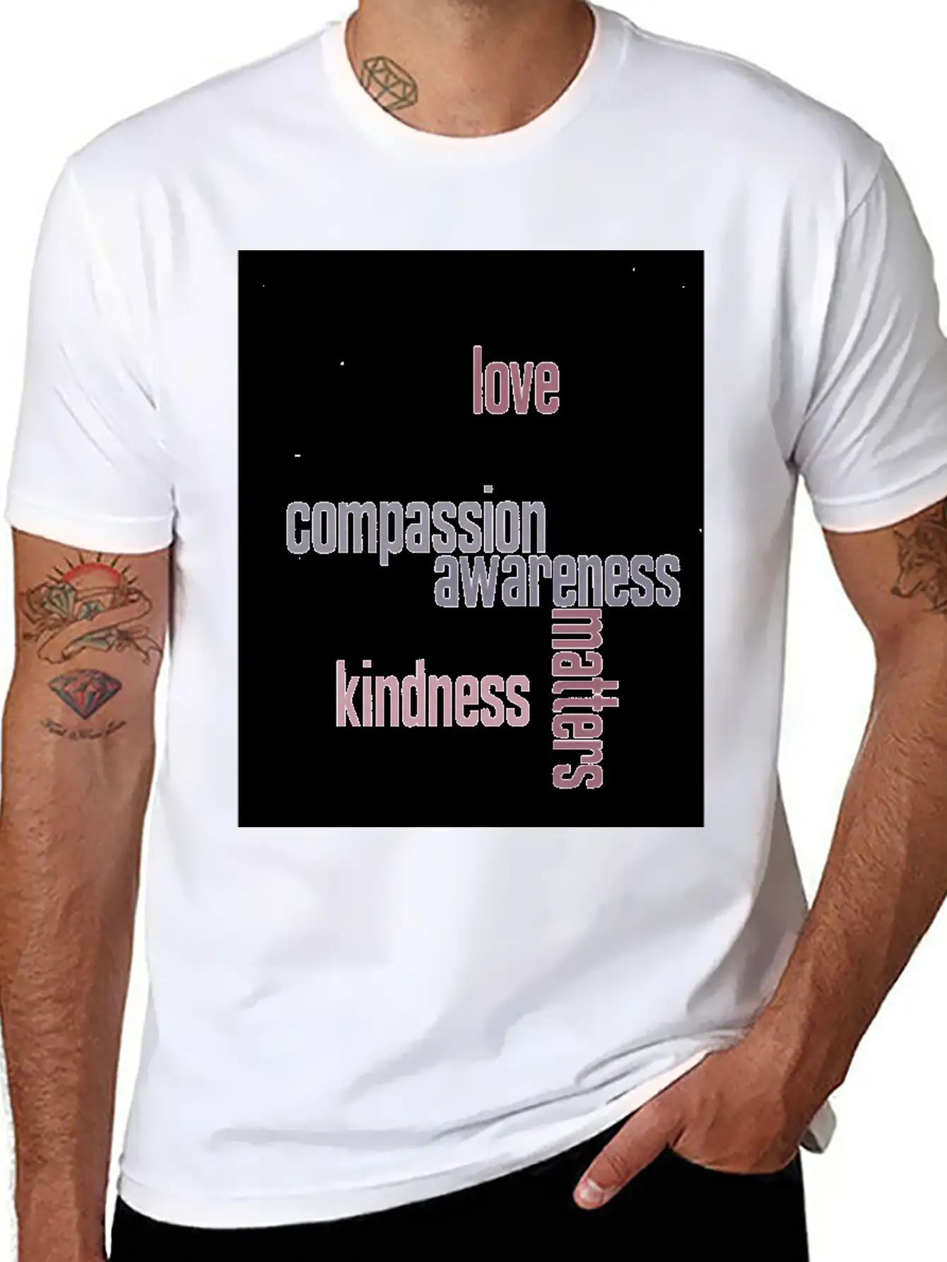 Kindness Matters Basic Graphic T-Shirt – Daily Comfort In Soft Cotton
