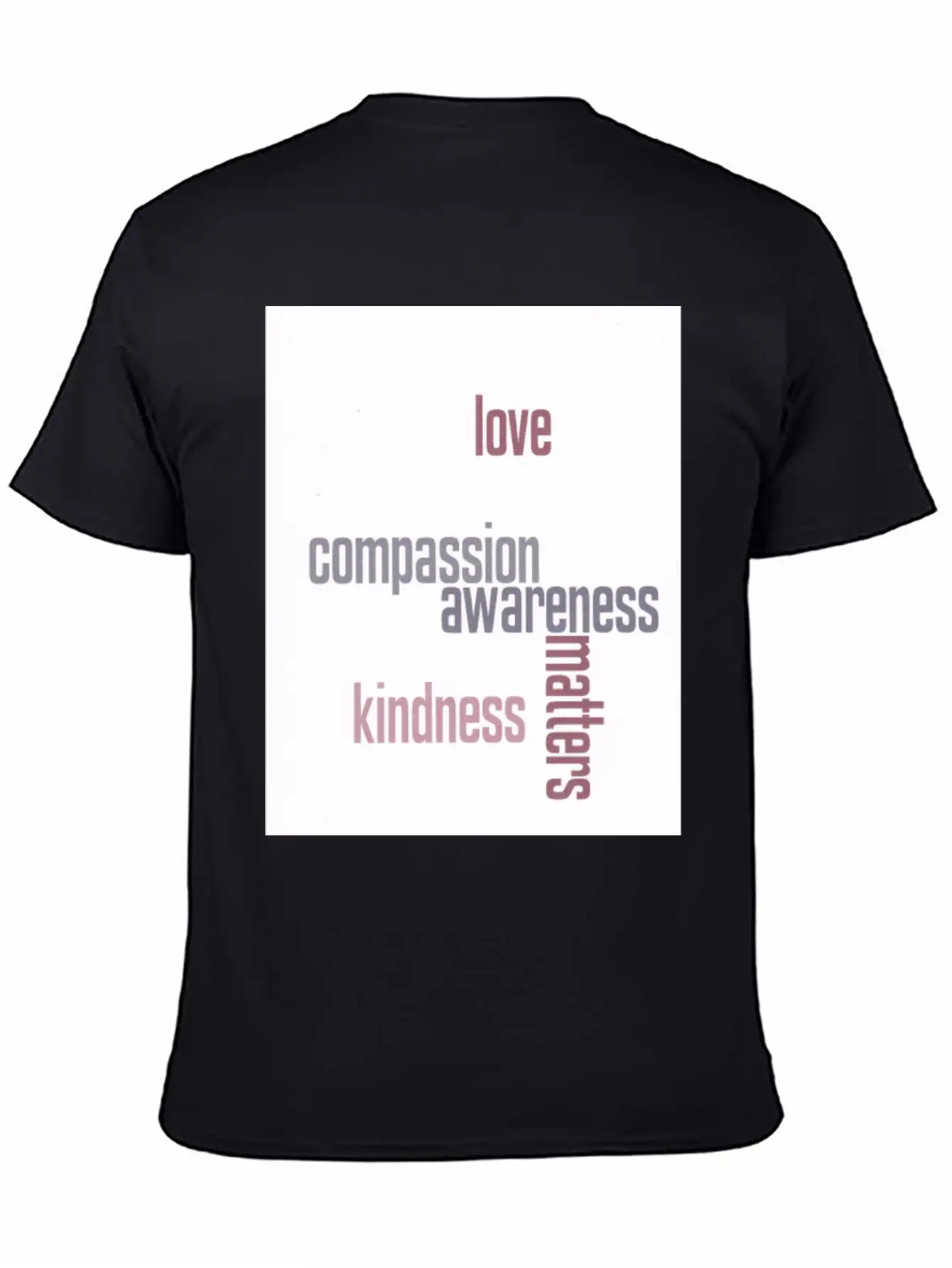 Kindness Matters Basic Graphic T-Shirt – Daily Comfort In Soft Cotton