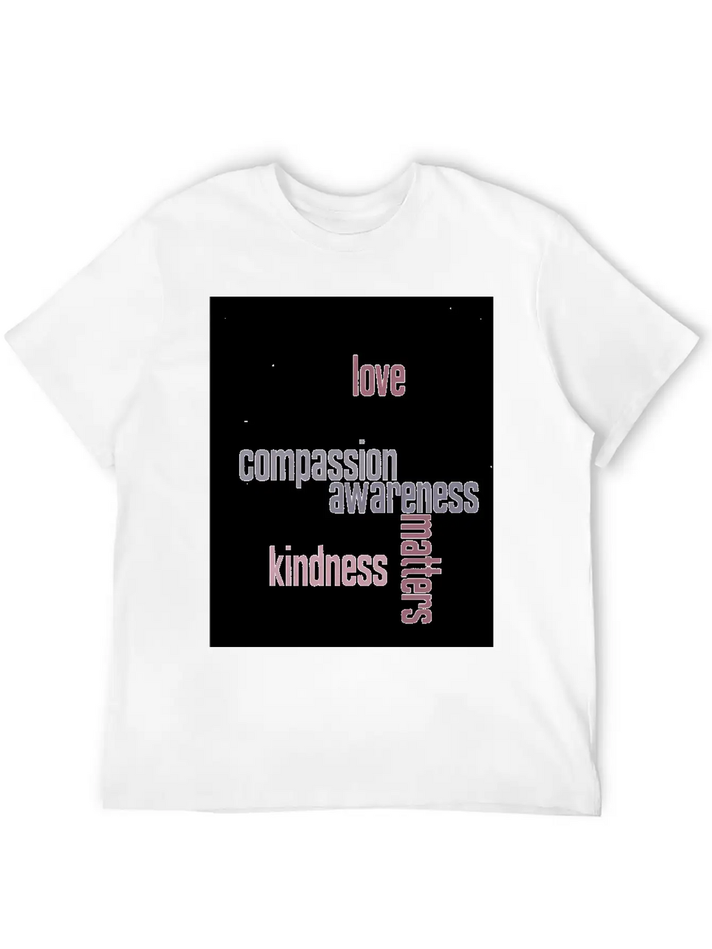 Kindness Matters Basic Graphic T-Shirt – Daily Comfort In Soft Cotton