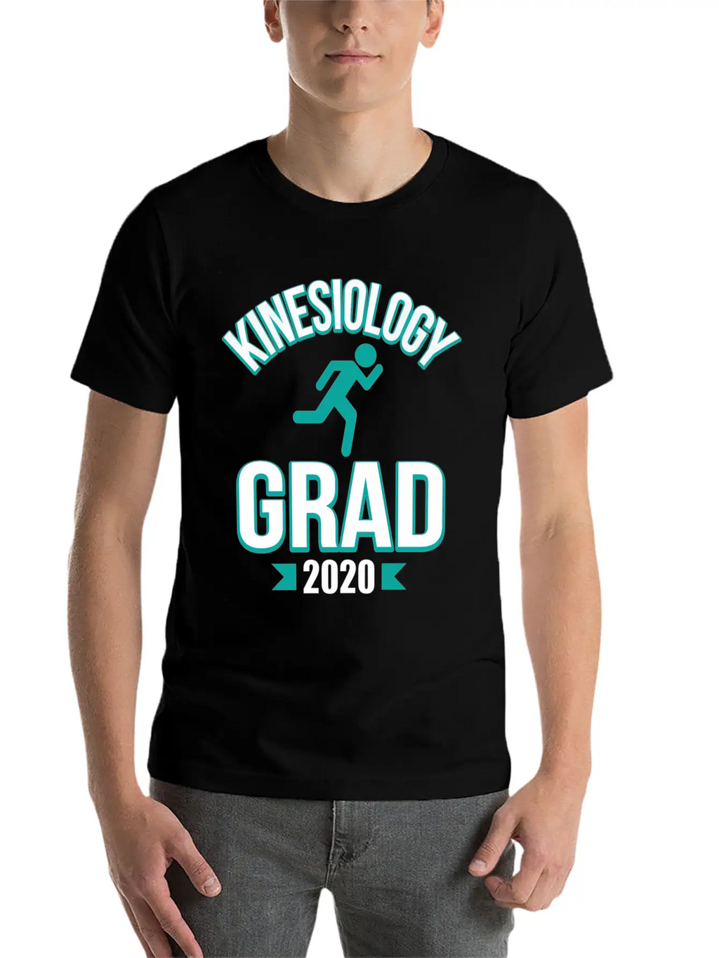 Kinesiology Major Grad Graduation Physio 2020 Coll Stylish Everyday T-Shirt – Unisex Basic Cotton Tee